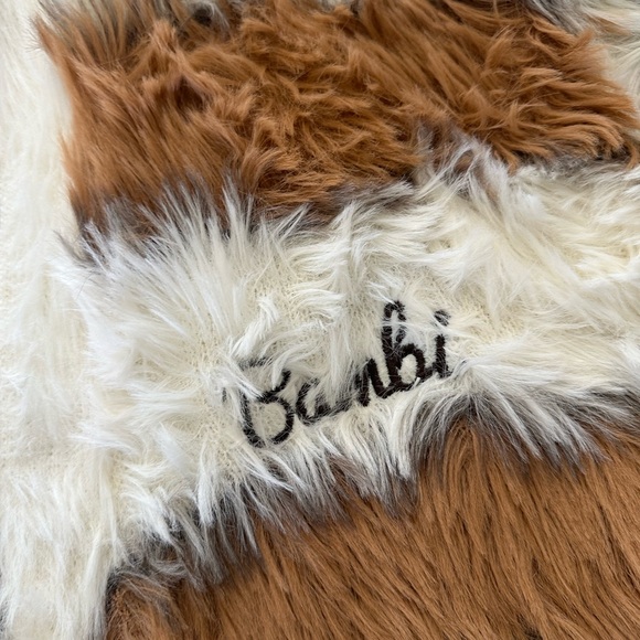 DISNEY X FOREVER 21 BAMBI COZY FUR CARDIGAN 🤎💛🤎 🦌 LIMITED EDITION Fits M to XL - Picture 7 of 7